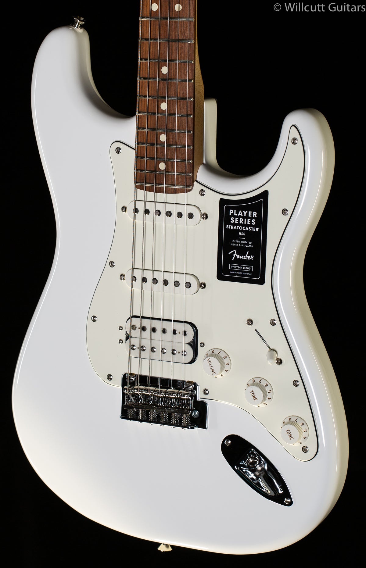 Fender Player Stratocaster HSS Pau Ferro Fingerboard Polar White
