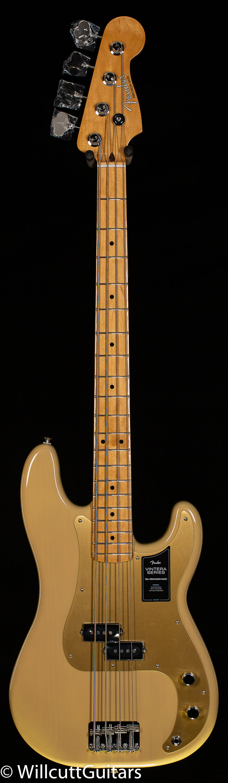 Fender Vintera '50s Precision Bass Vintage Blonde - Willcutt Guitars