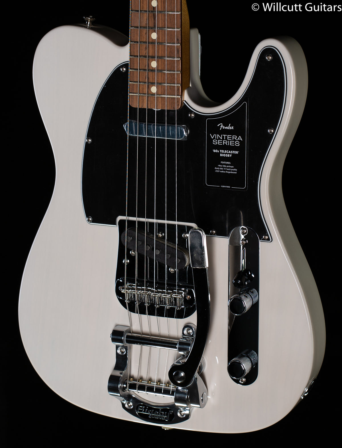 Fender Vintera 60&#39;s Telecaster Bigsby White Blonde Pau Ferro