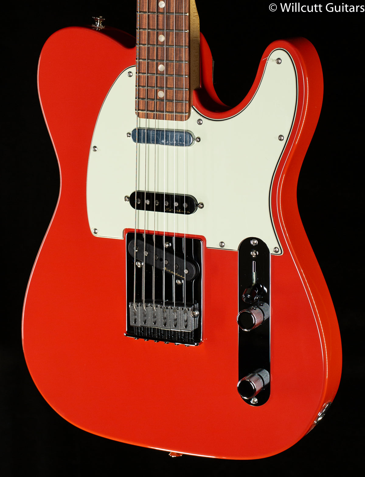 Fender Deluxe Nashville Telecaster Fiesta Red Pau Ferro (857)