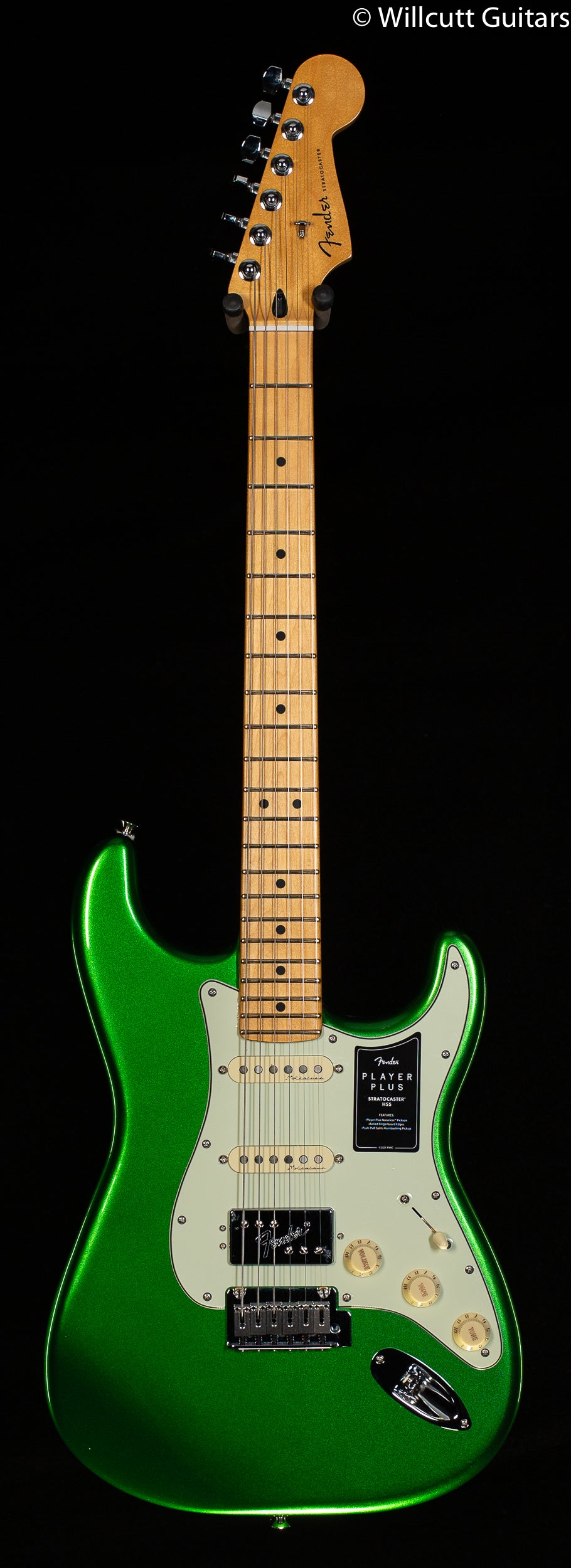 Fender Player Plus Stratocaster HSS Maple Fingerboard Cosmic Jade