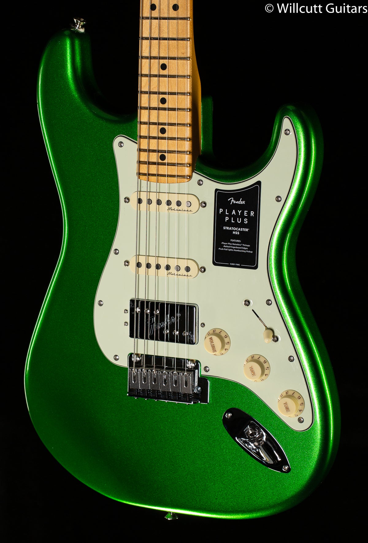 Fender Player Plus Stratocaster HSS Maple Fingerboard Cosmic Jade
