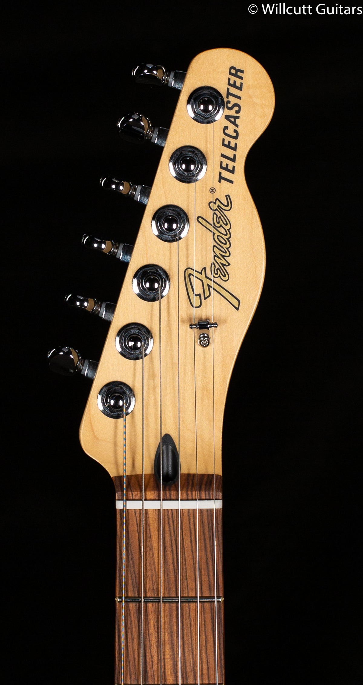 Fender Deluxe Nashville Telecaster Fiesta Red Pau Ferro (116)