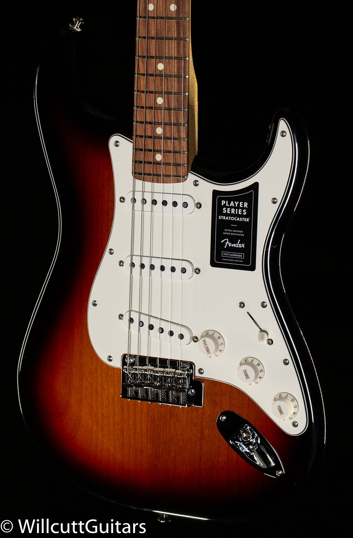 Fender Player Stratocaster 3 Color Sunburst Pau Ferro (774)