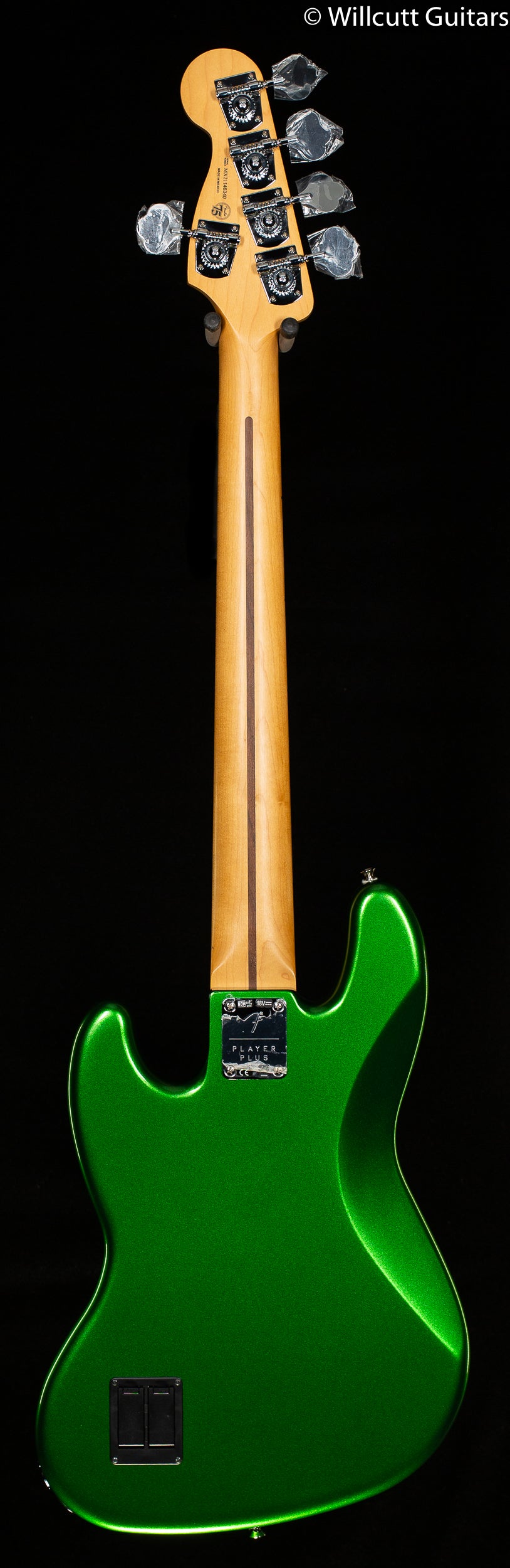 Fender Player Plus Jazz Bass V Maple Fingerboard Cosmic Jade Bass Guitar