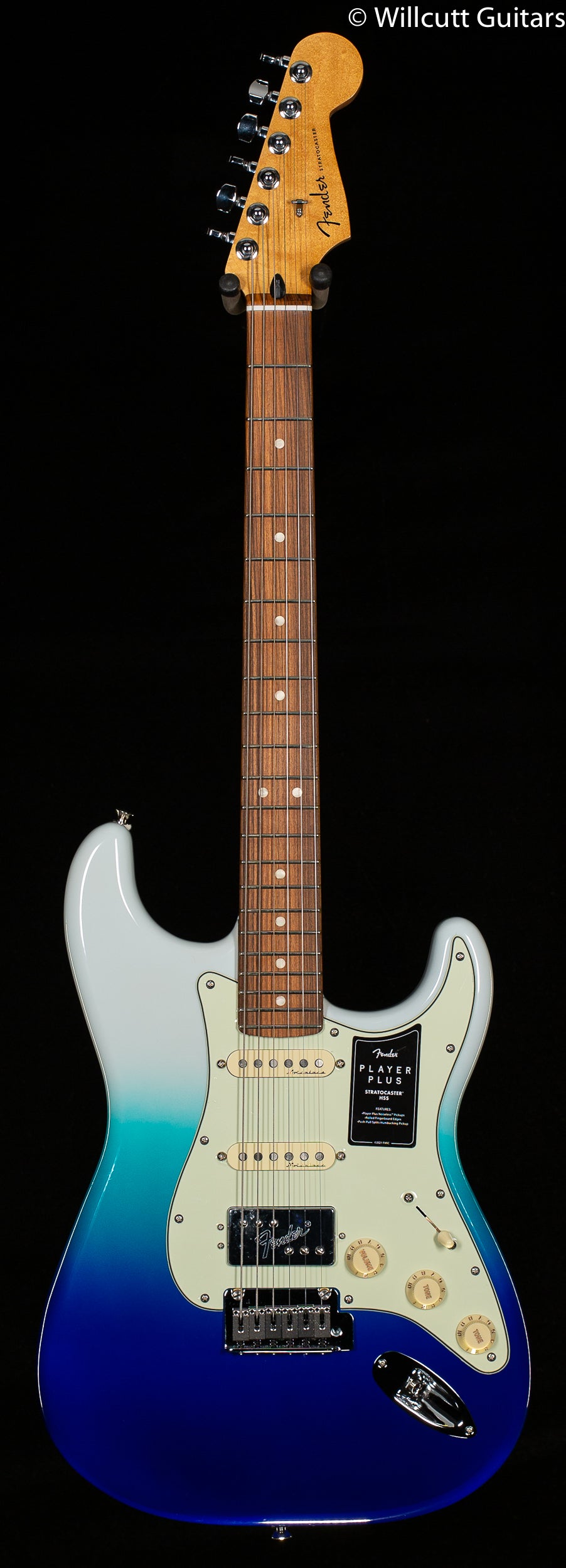 Fender Player Plus Stratocaster HSS in Belair Blue MX21162727