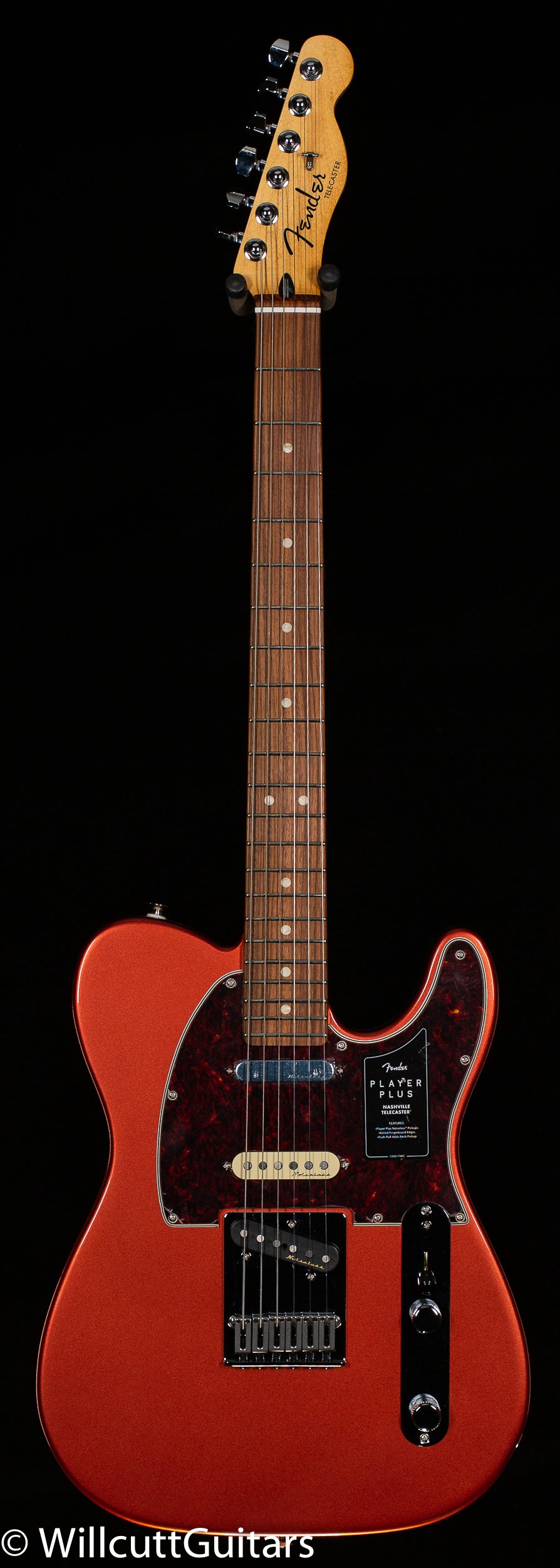 Fender Player Plus Nashville Telecaster Aged Candy Apple Red Pau Ferro Fingerboard