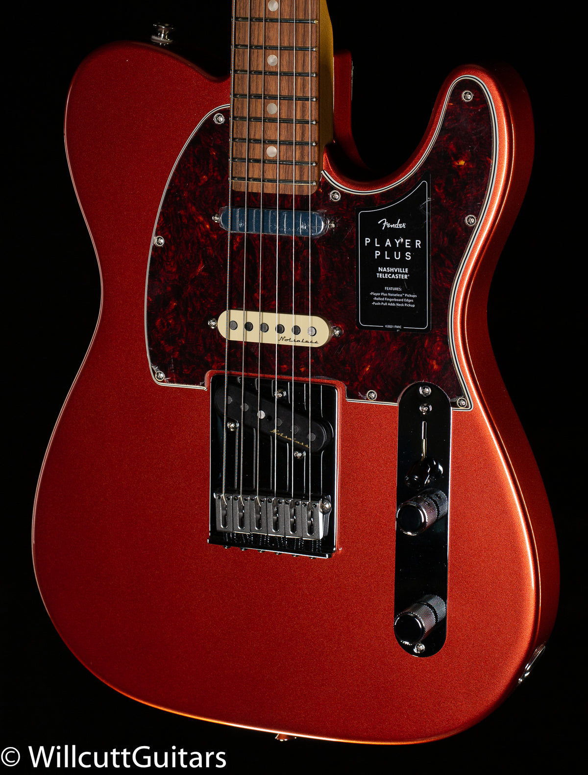 Fender Player Plus Nashville Telecaster Aged Candy Apple Red Pau Ferro Fingerboard