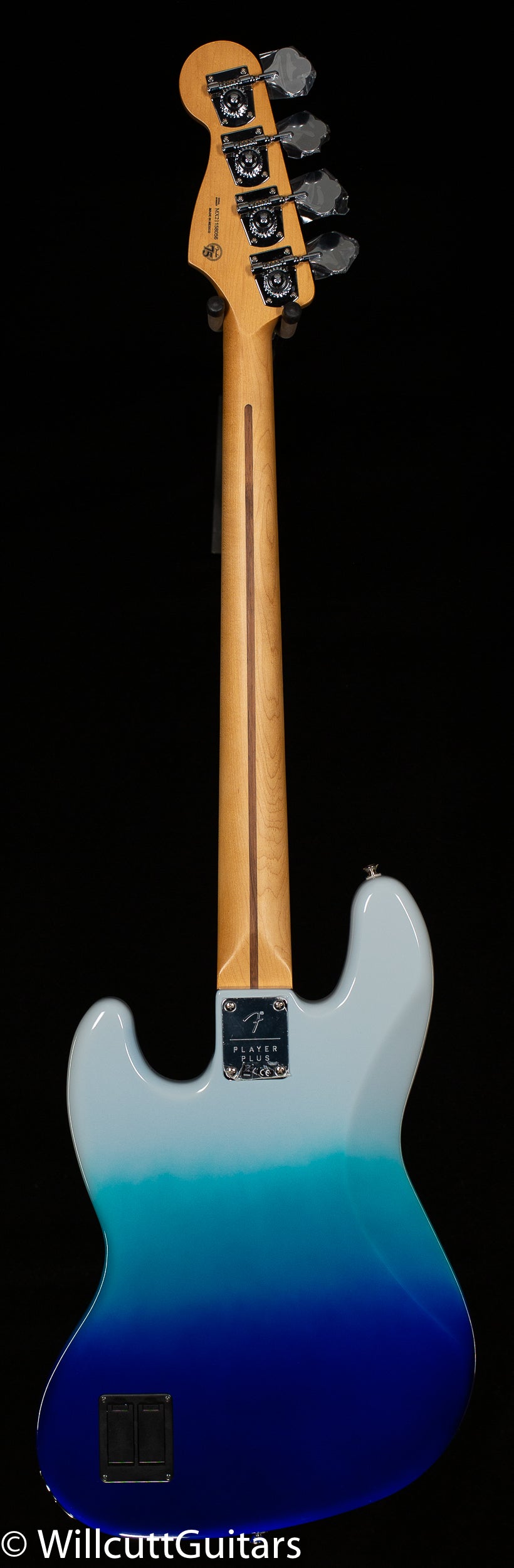 Fender Player Plus Jazz Bass Pau Ferro Fingerboard Belair Blue Bass Guitar (056)