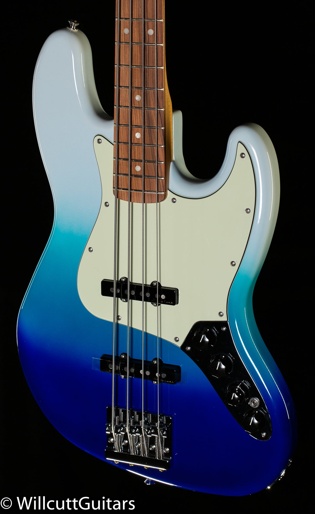 Fender Player Plus Jazz Bass Pau Ferro Fingerboard Belair Blue Bass Guitar (056)