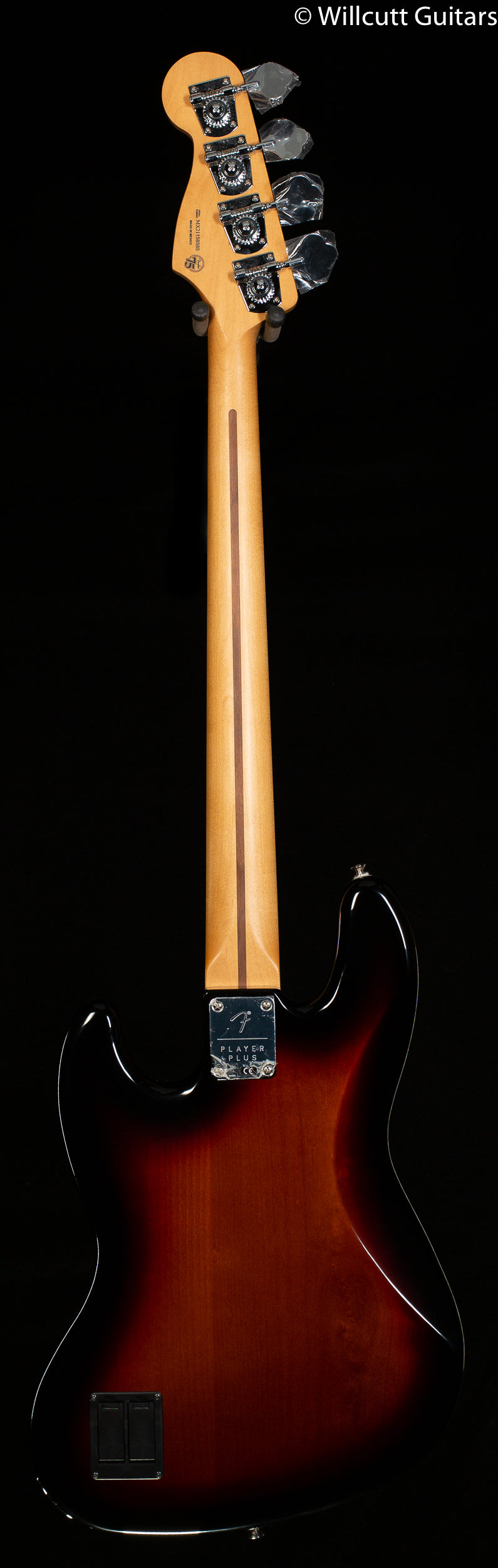 Fender Player Plus Jazz Bass 3-Color Sunburst Pau Ferro Fingerboard Bass Guitar (585)