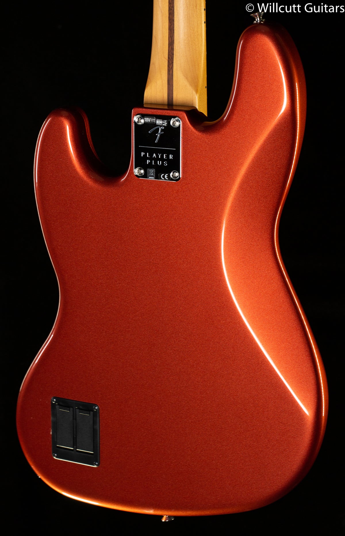 Fender Player Plus Jazz Bass Aged Candy Apple Red Maple Fingerboard Bass Guitar (715)