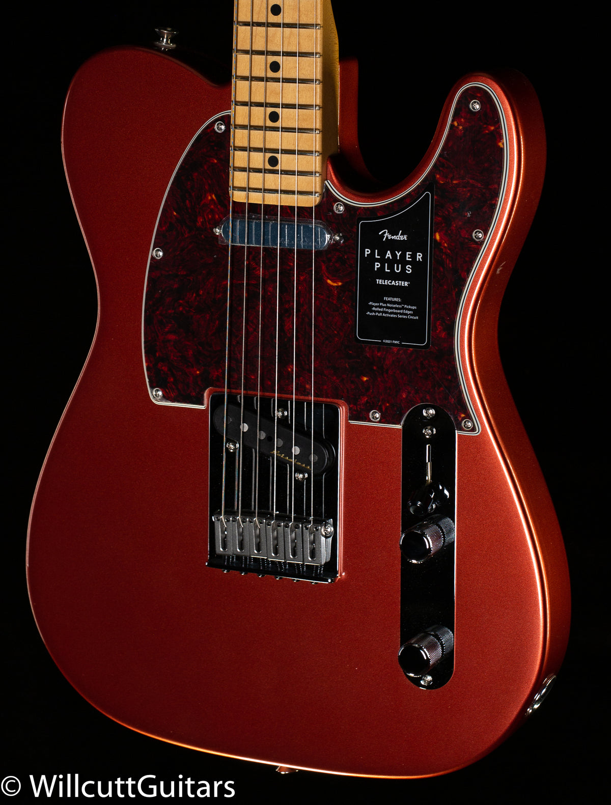 Fender Player Plus Telecaster Maple Fingerboard Aged Candy Apple Red