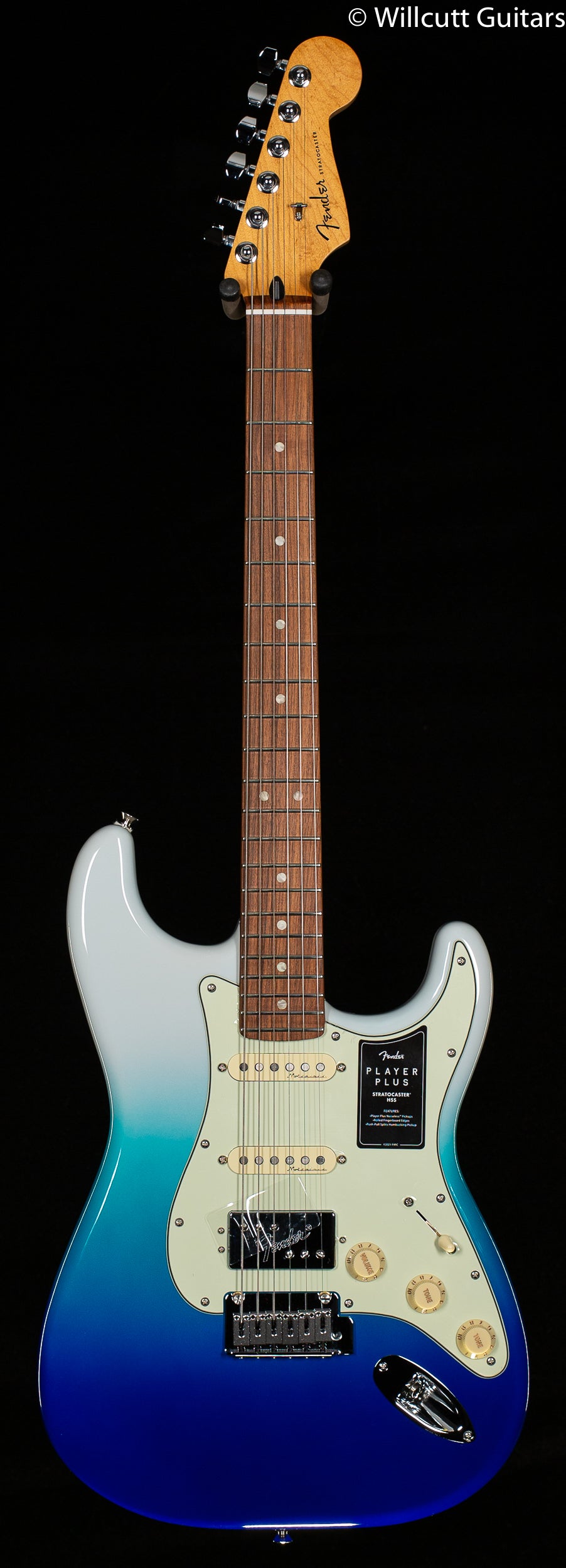 Fender Player Plus Stratocaster HSS Belair Blue Pau Ferro Fingerboard (435)