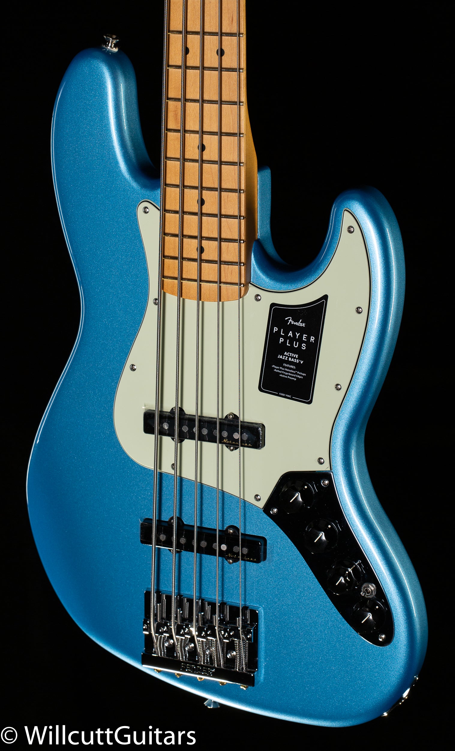 Fender Player Plus Jazz Bass V Maple Fingerboard Opal Spark Bass 