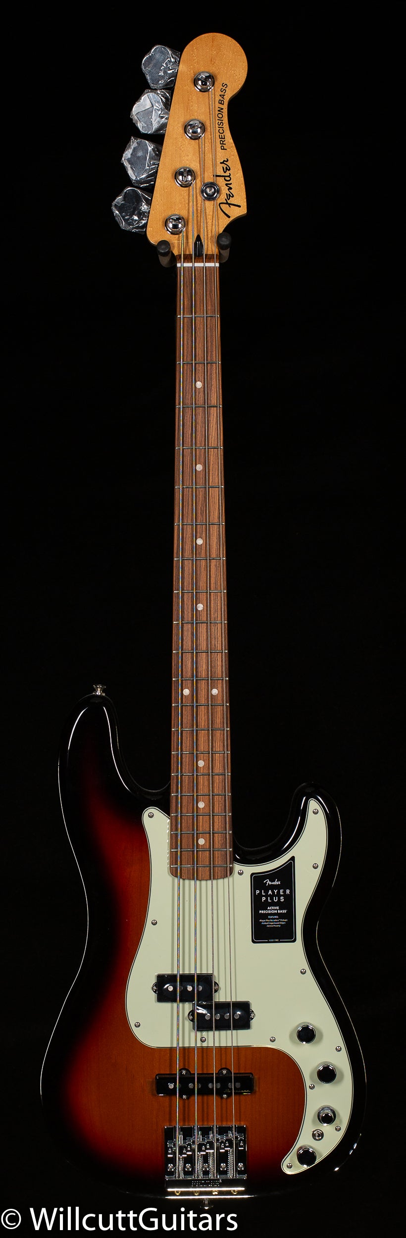 Fender Player Plus Precision Bass 3-Color Sunburst Pau Ferro Fingerboard Bass Guitar (511)