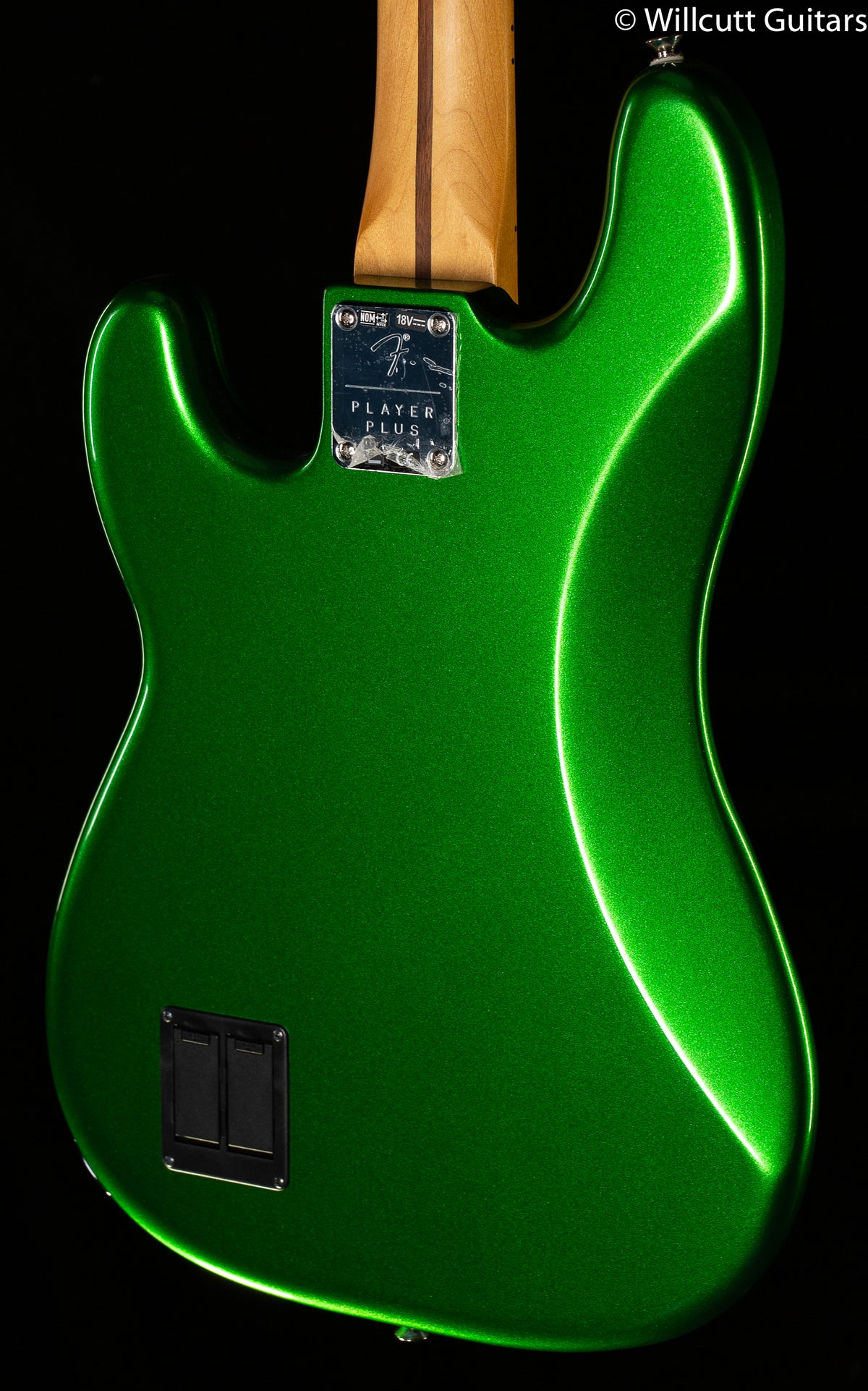 Fender Player Plus Active Precision Bass Maple Fingerboard Cosmic Jade Bass Guitar