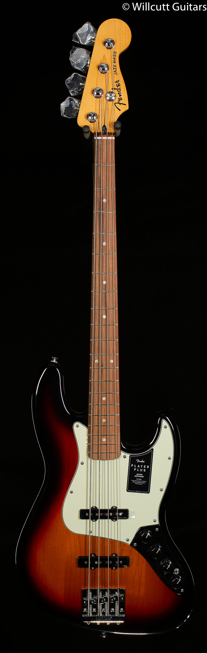 Fender Player Plus Jazz Bass 3-Color Sunburst Pau Ferro Fingerboard Bass Guitar (174)