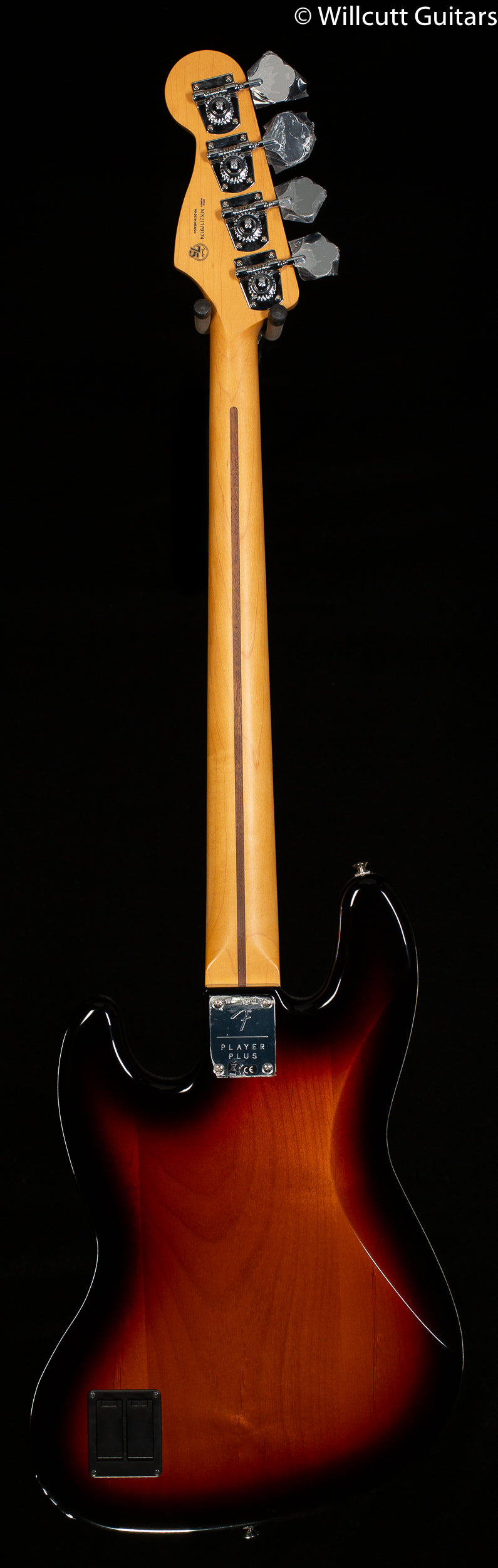 Fender Player Plus Jazz Bass 3-Color Sunburst Pau Ferro Fingerboard Bass Guitar (174)