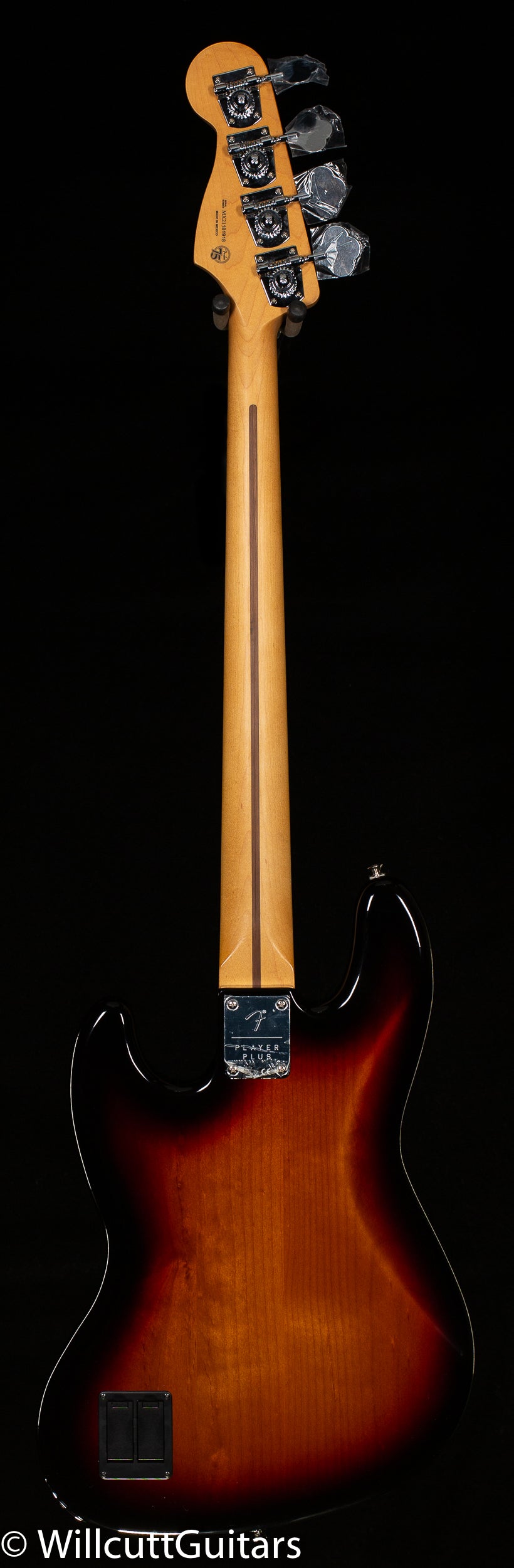 Fender Player Plus Jazz Bass 3-Color Sunburst Pau Ferro Fingerboard Bass Guitar (918)