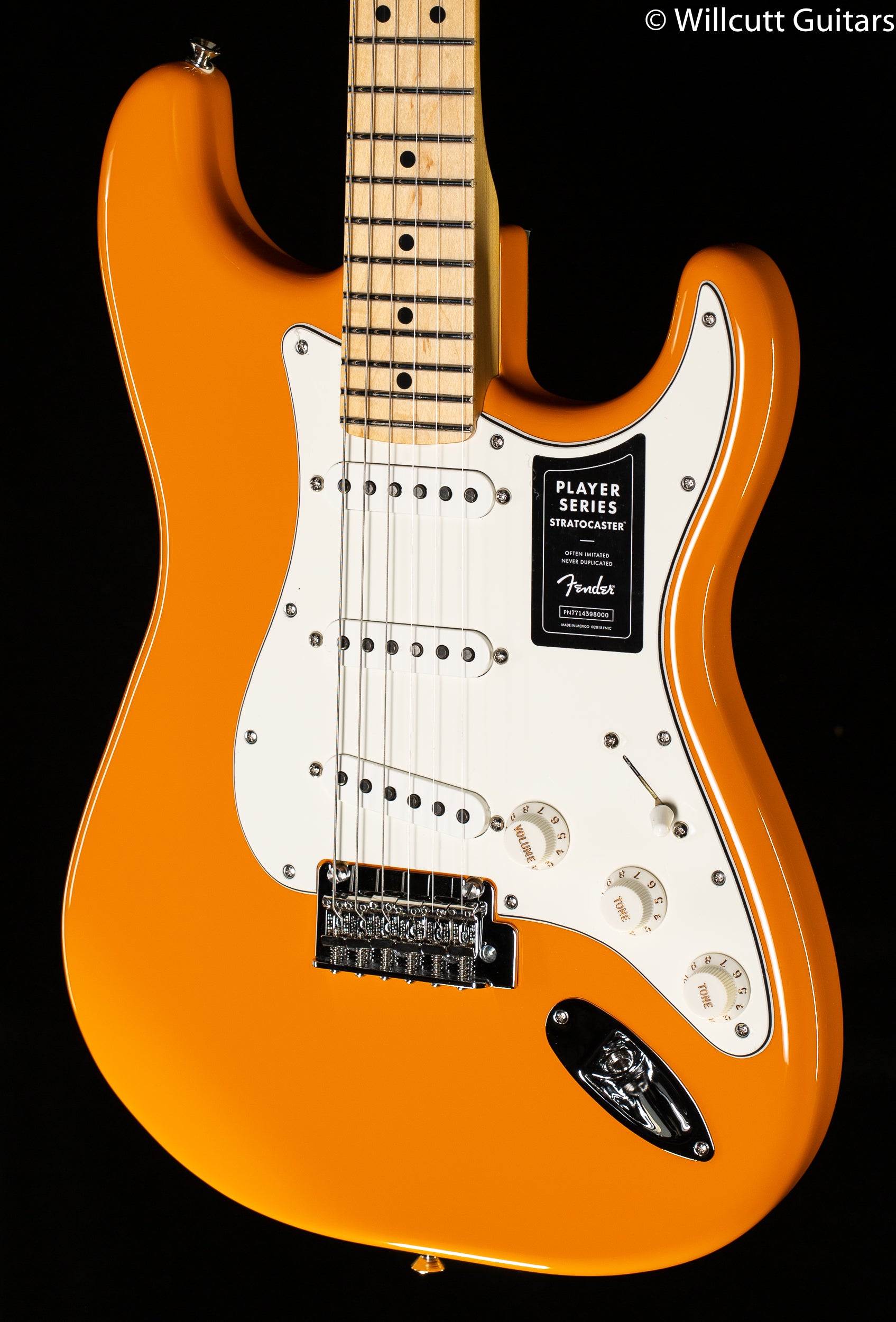 Fender Player Stratocaster Maple Fingerboard Capri Orange - Willcutt Guitars