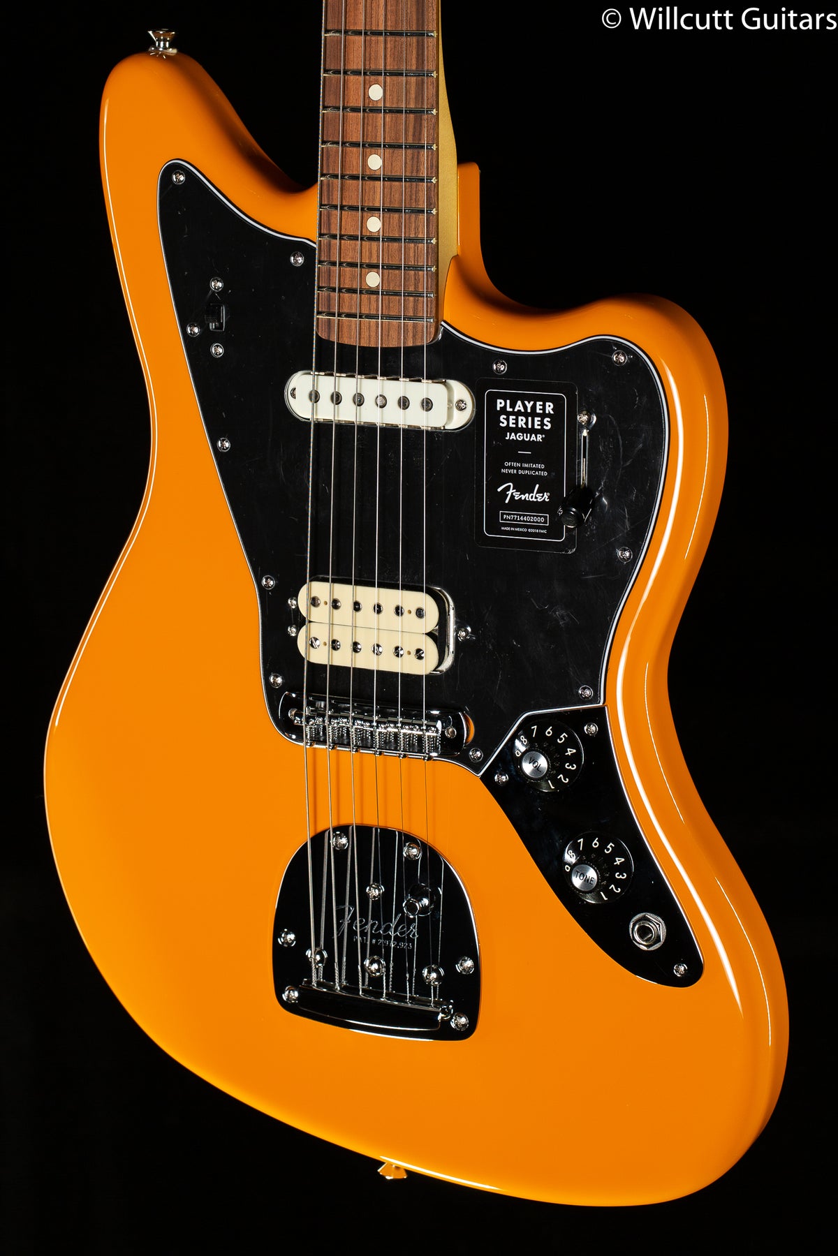 Fender Player Jaguar Capri Orange Pau Ferro Fingerboard