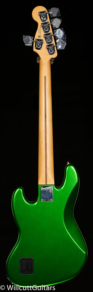 Fender Player Plus Jazz Bass V Maple Fingerboard Cosmic Jade Bass Guitar