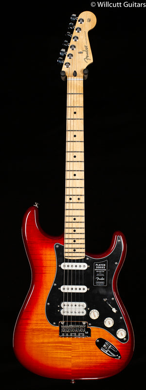 Fender Player Stratocaster HSS Plus Top Maple Fingerboard Aged Cherry Burst