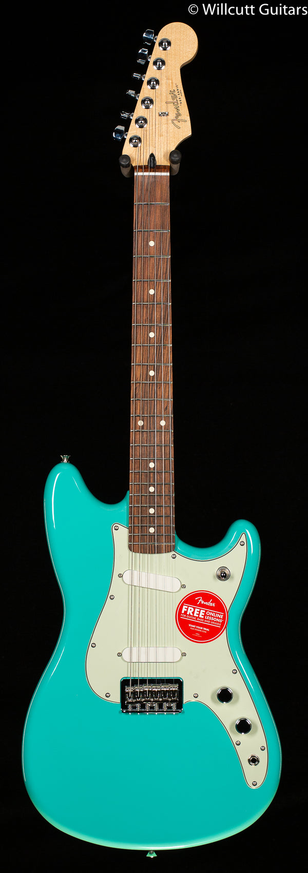 Fender Player Duo Sonic Pau Ferro Fingerboard Seafoam Green