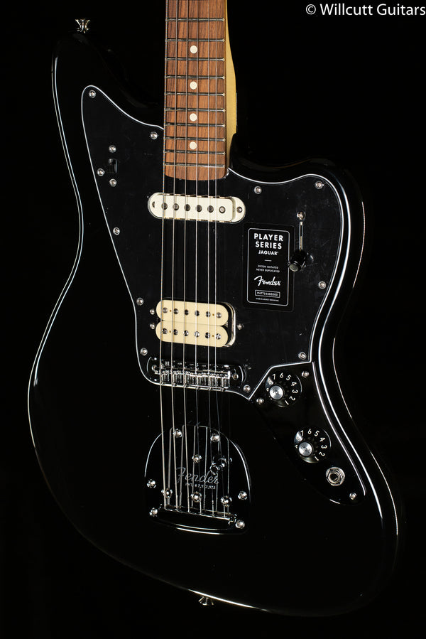 Fender Player Jaguar Pau Ferro Black - Willcutt Guitars
