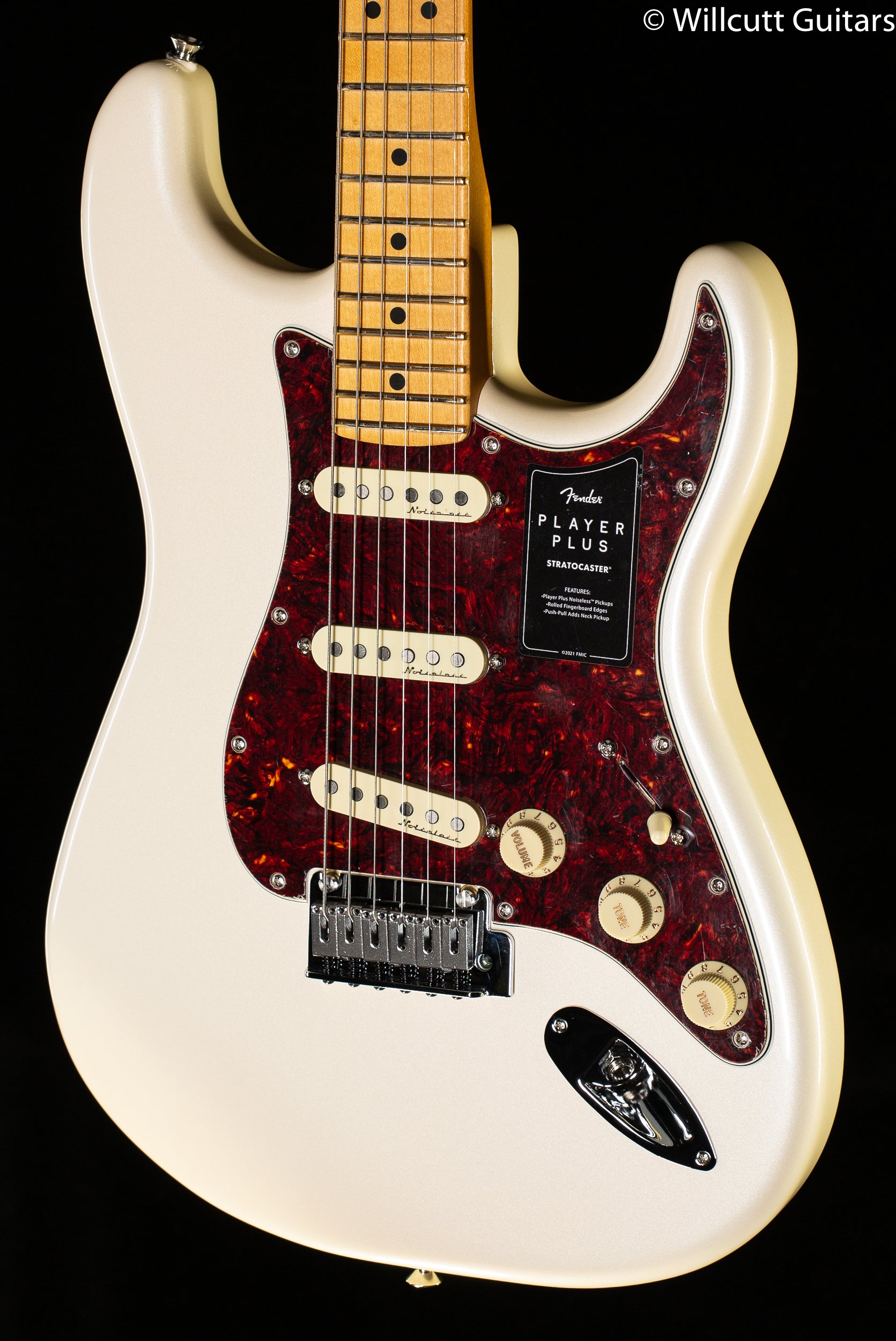 Fender Player Plus Stratocaster Olympic Pearl - Willcutt Guitars