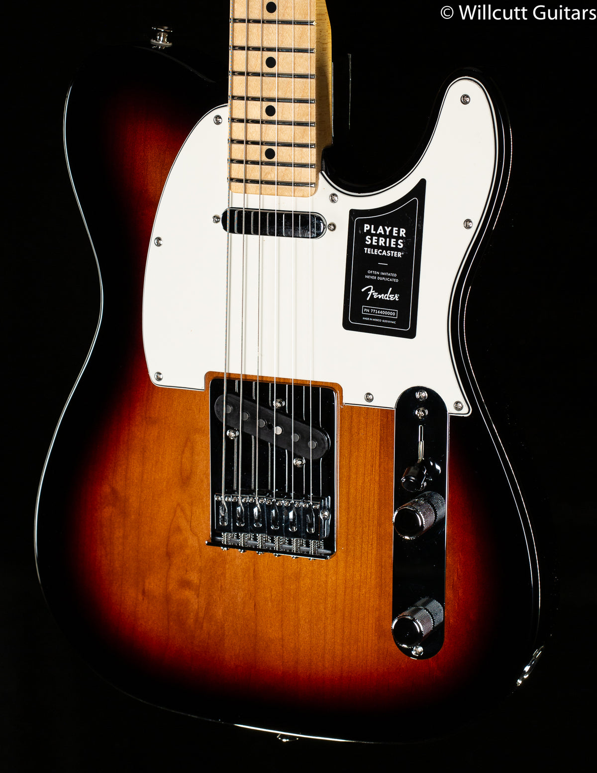 Fender Player Telecaster Maple Fingerboard 3-Color Sunburst