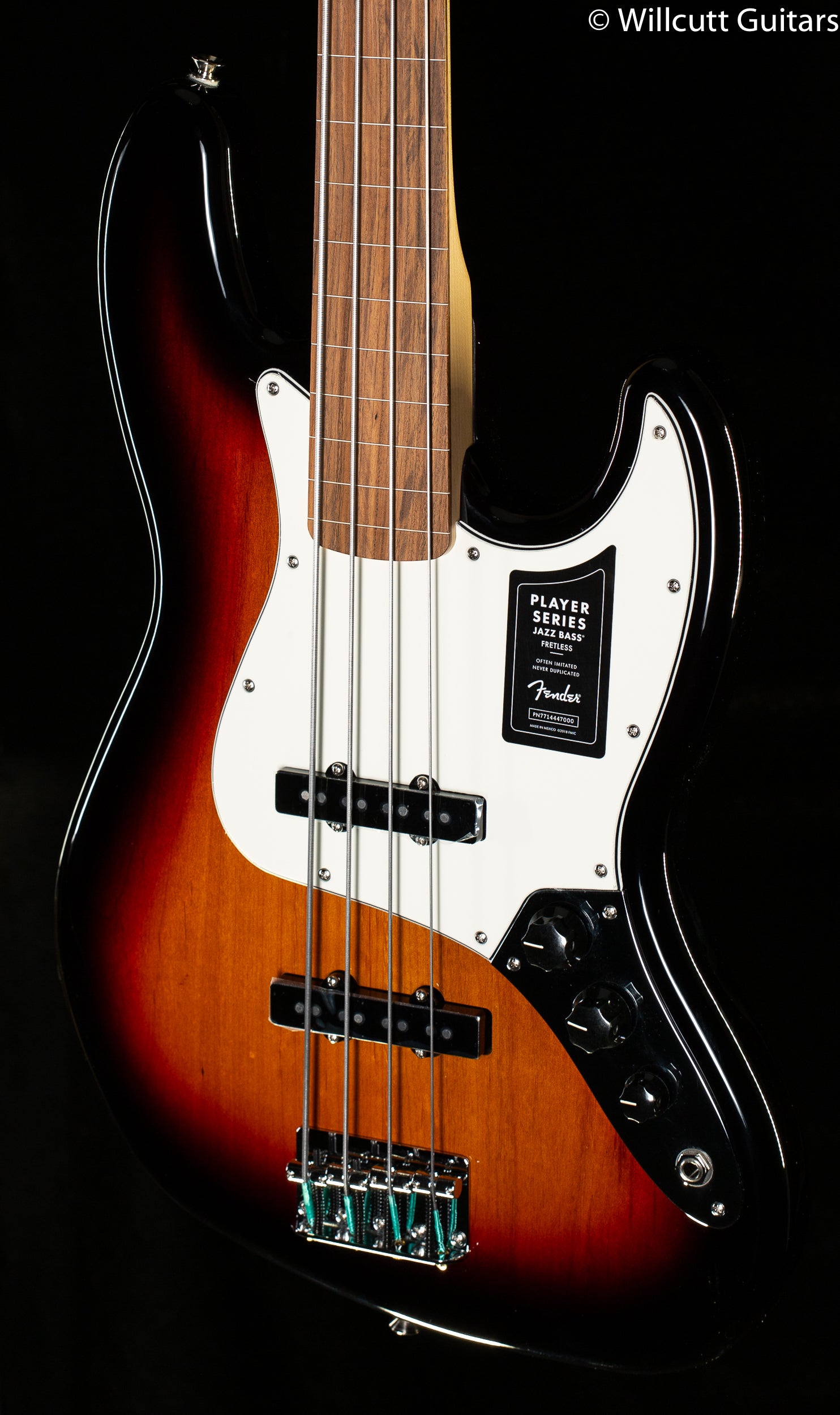 Fender Player Jazz Bass Fretless 3 Color Sunburst Bass