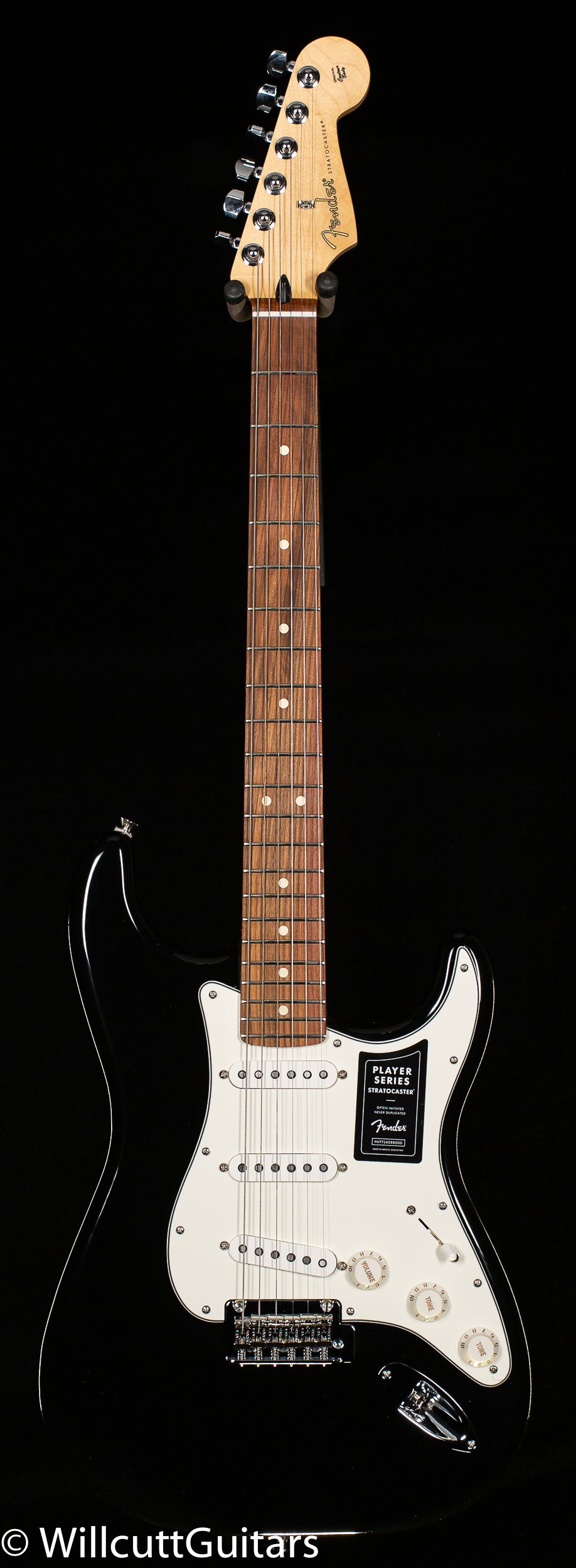 Fender Player Stratocaster Black Pau Ferro - Willcutt Guitars