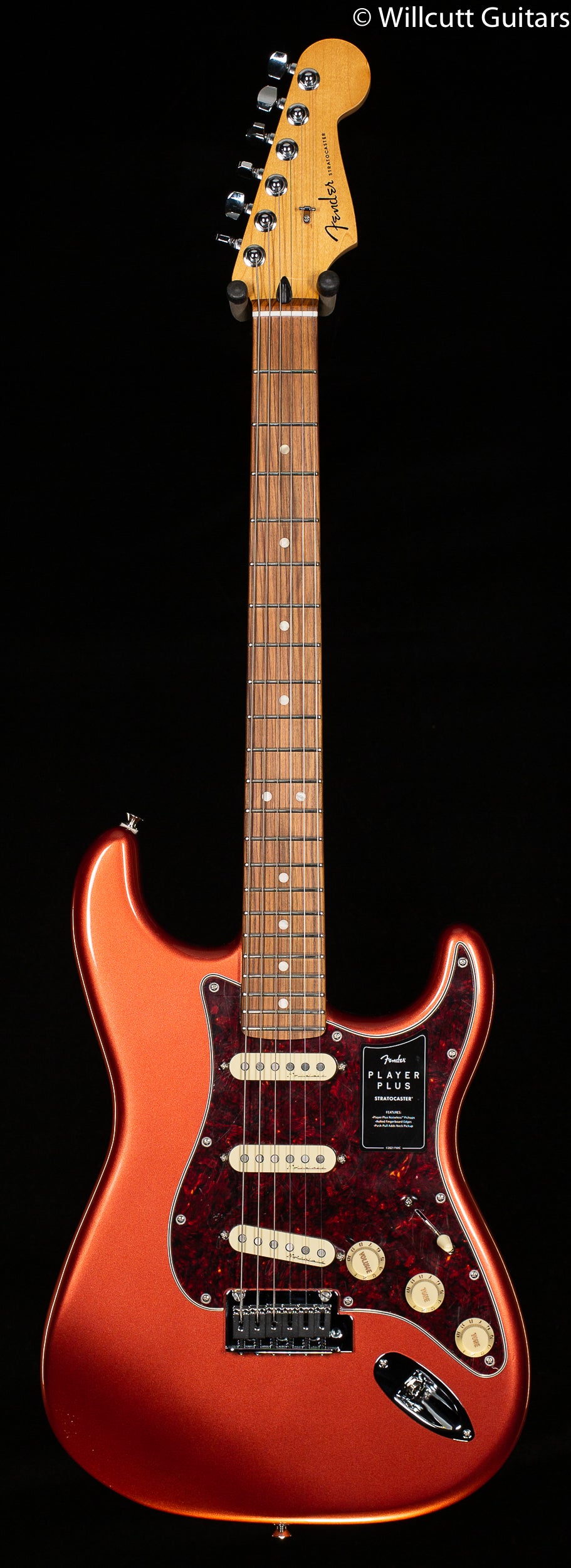Fender Player Plus Stratocaster Aged Candy Apple Red Pau
