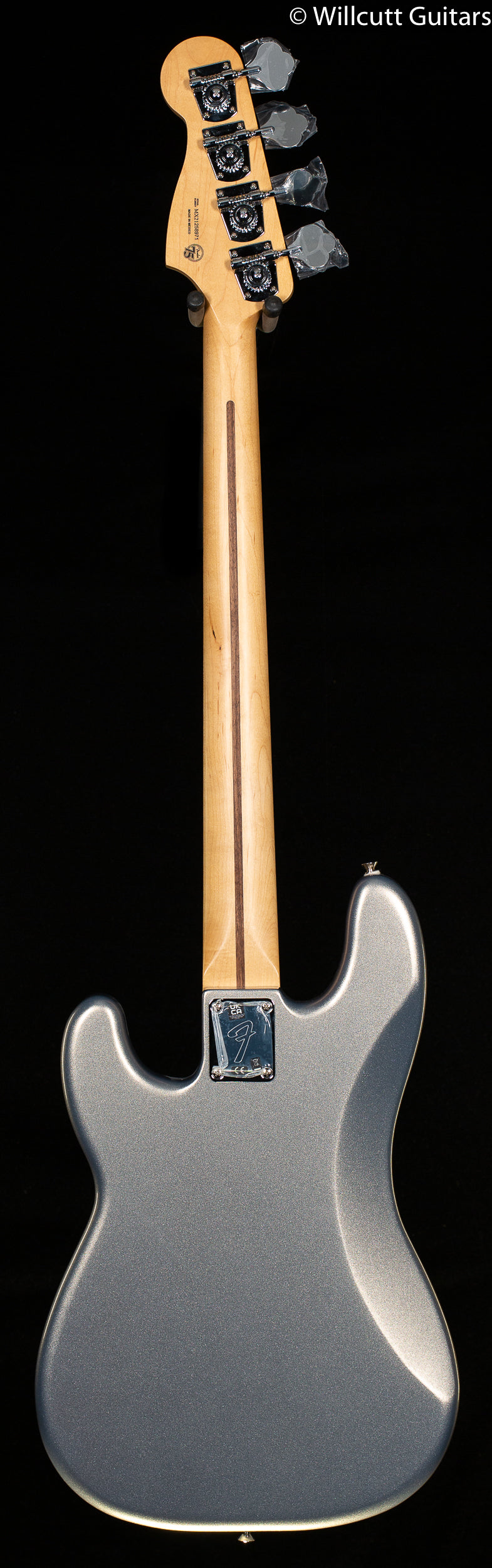 Fender Player Precision Bass Silver Pau Ferro Bass Guitar