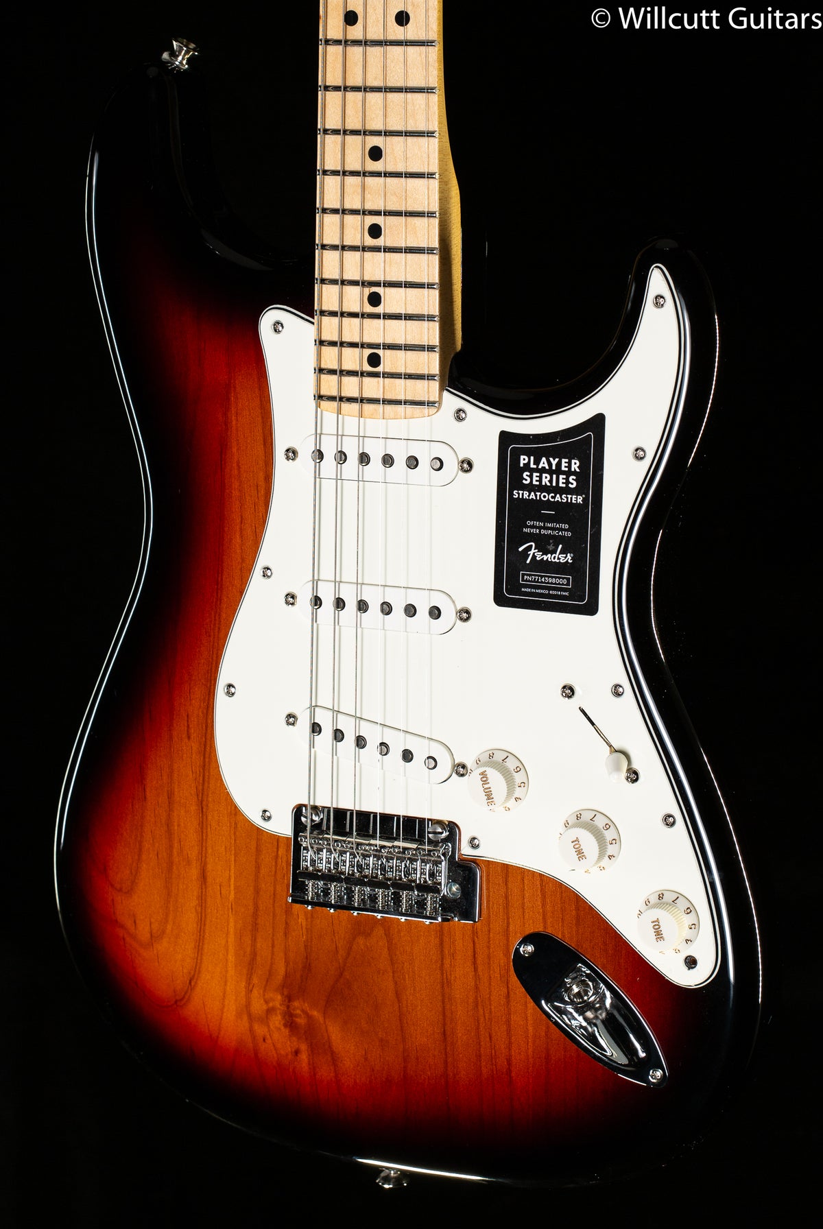 Fender Player Series Stratocaster 3 Color Sunburst - Willcutt Guitars