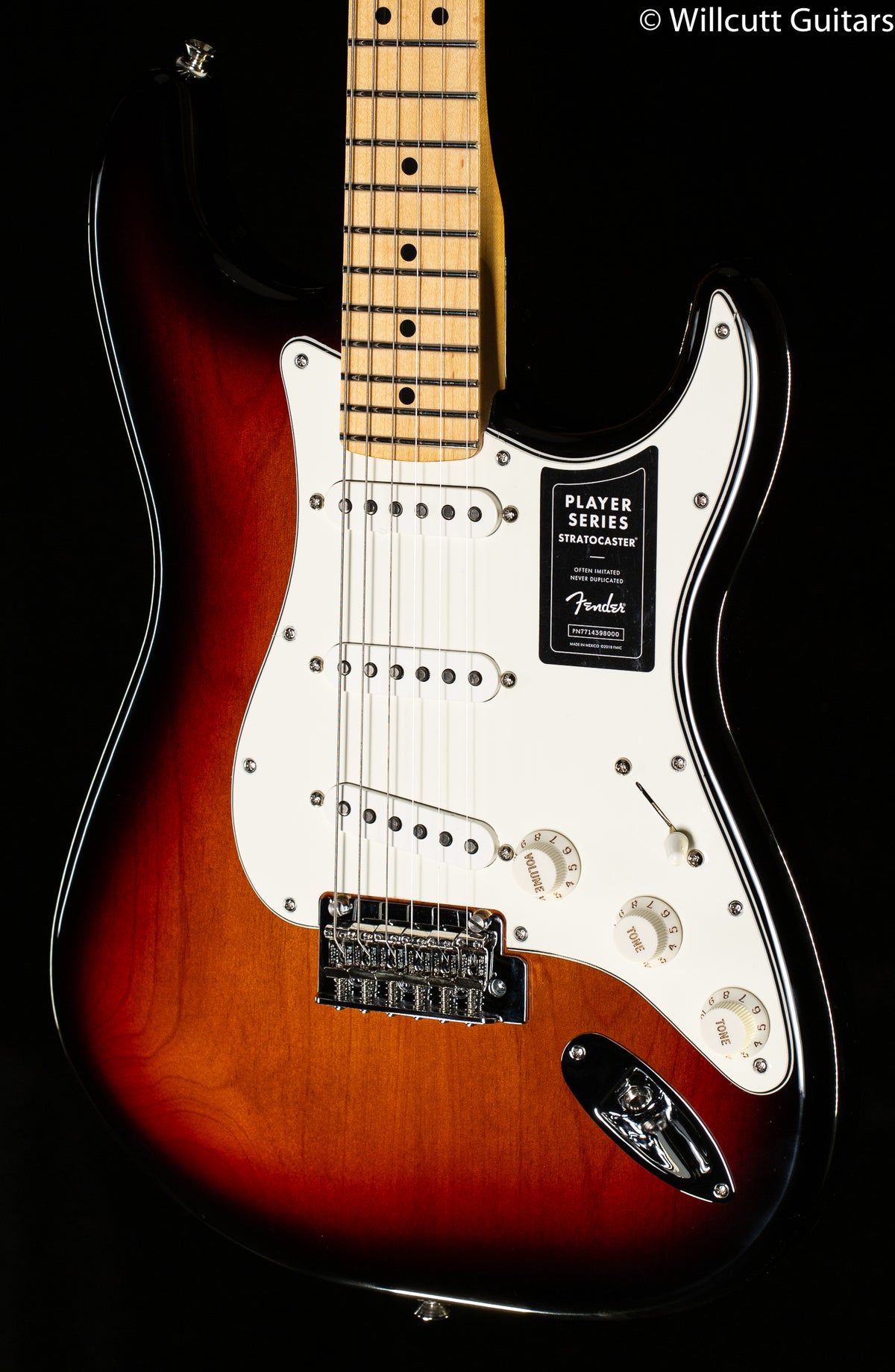 Fender Player Series Stratocaster 3 Color Sunburst - Willcutt Guitars