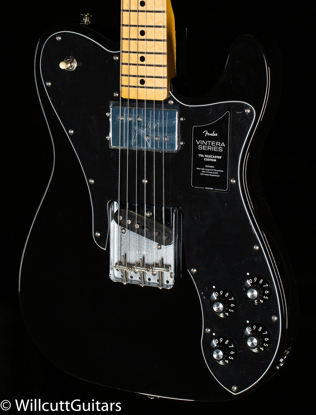 Fender Vintera 70's Telecaster Custom Black Maple