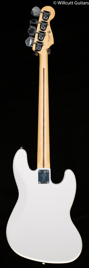 Fender Player Jazz Bass Polar White Maple Lefty Bass Guitar