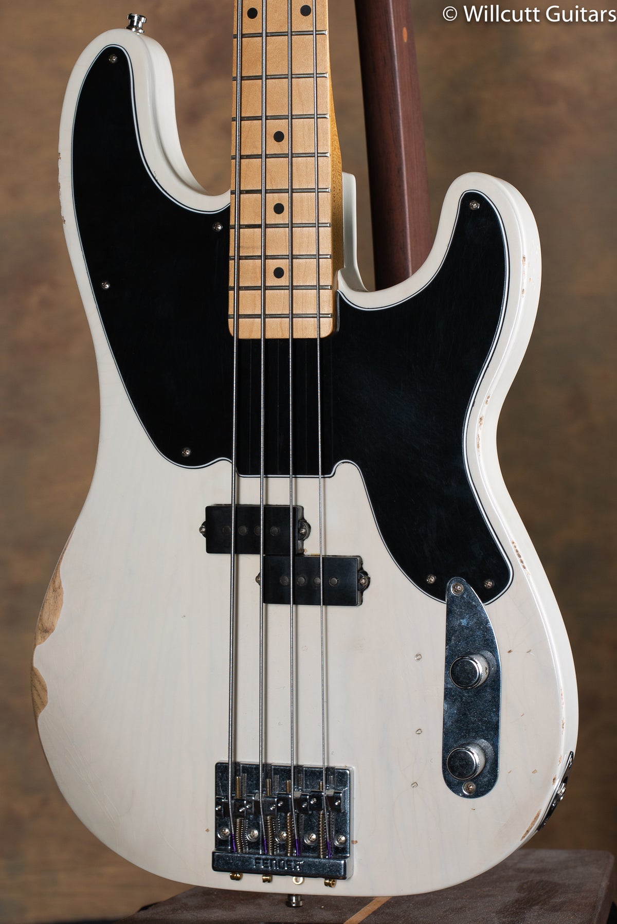 Fender Mike Dirnt Road Worn Precision Bass White Blonde Maple