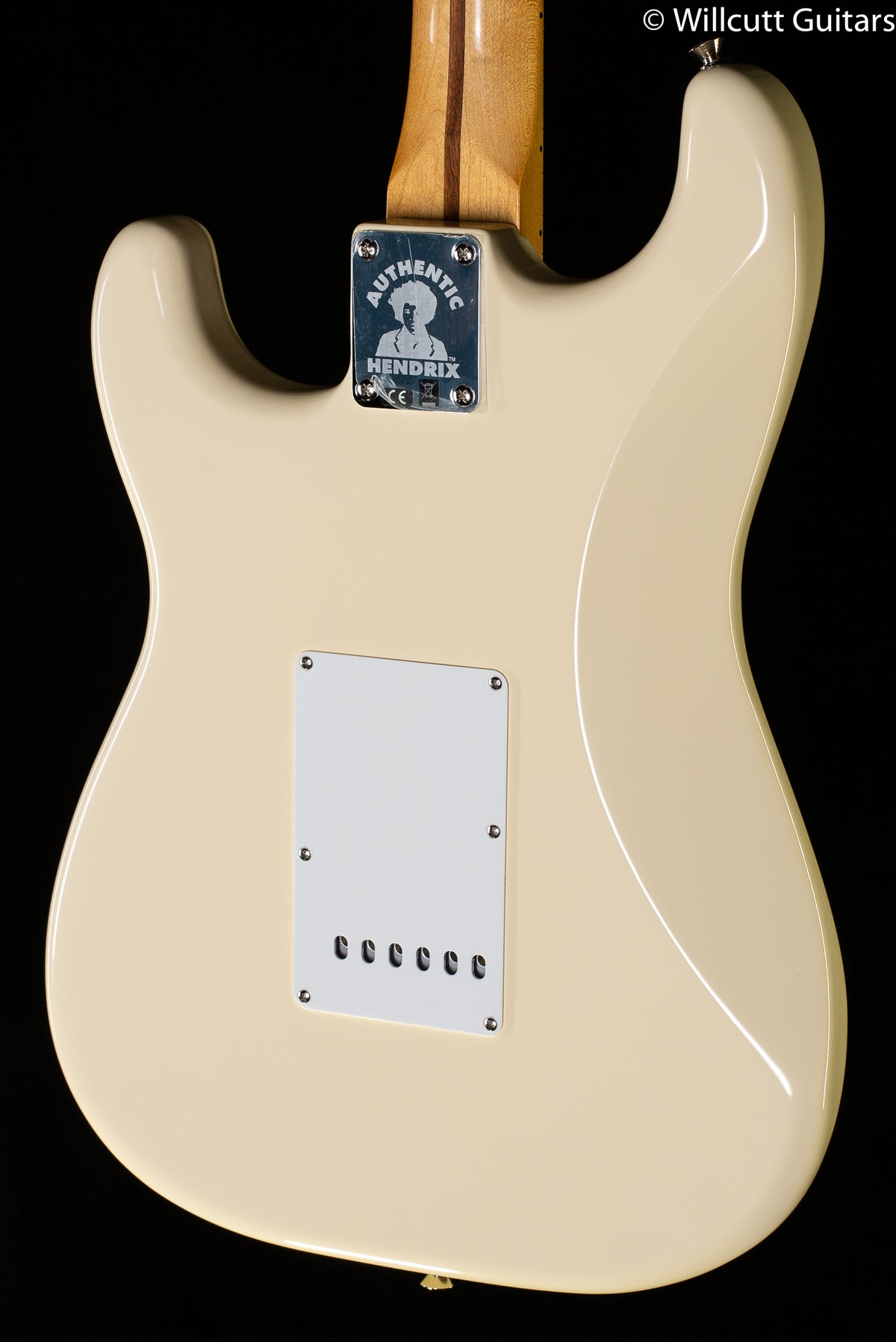 Fender Jimi Hendrix Strat Olympic White Maple Neck (651)