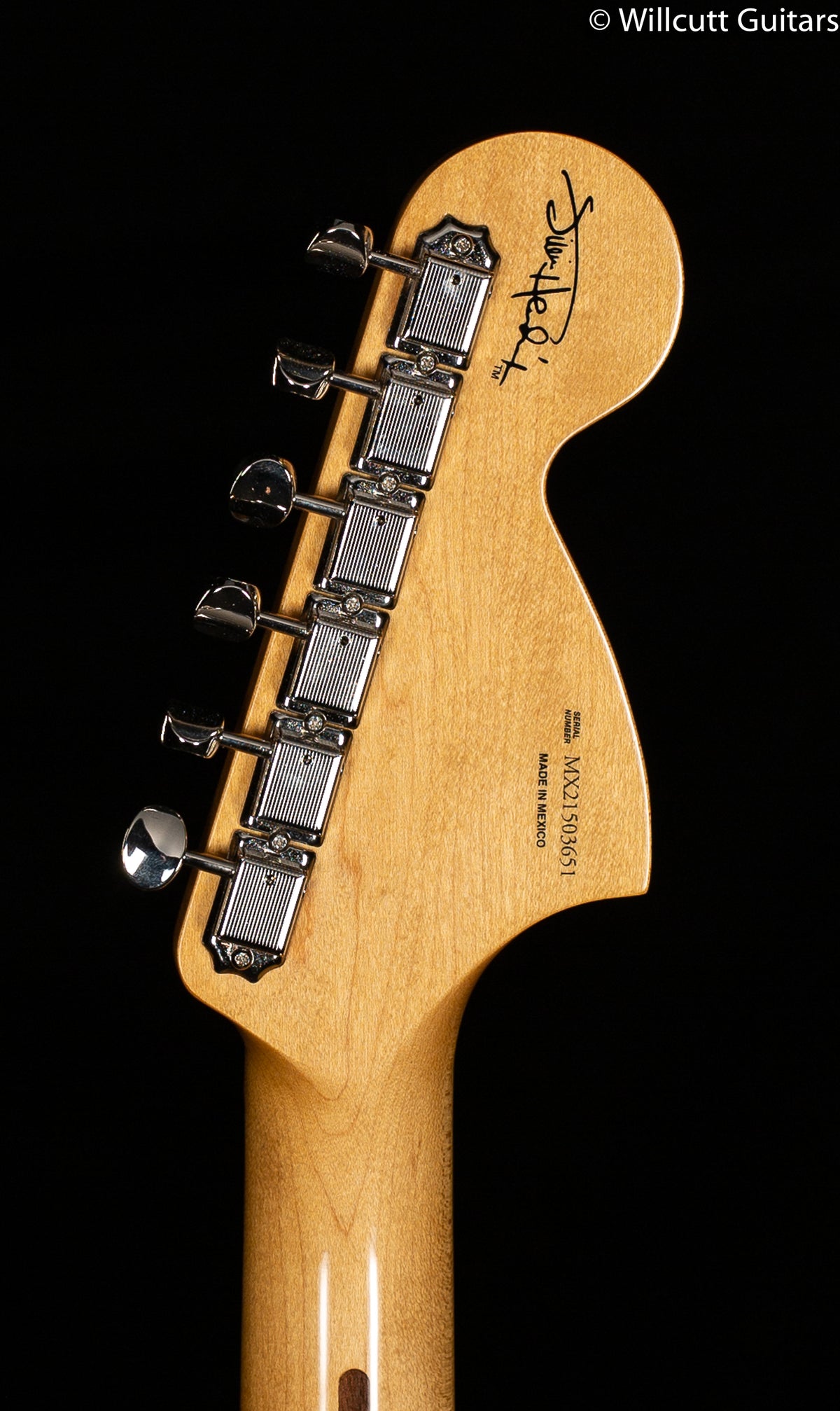 Fender Jimi Hendrix Strat Olympic White Maple Neck (651)