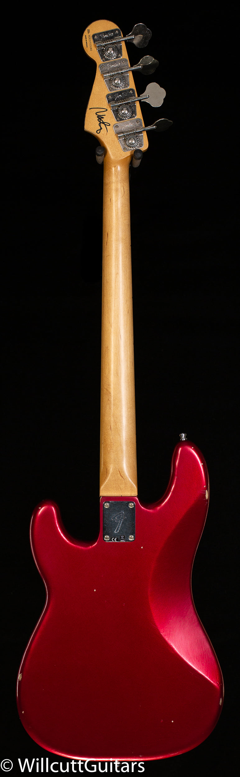 Fender Nate Mendel P Bass Candy Apple Red Bass Guitar