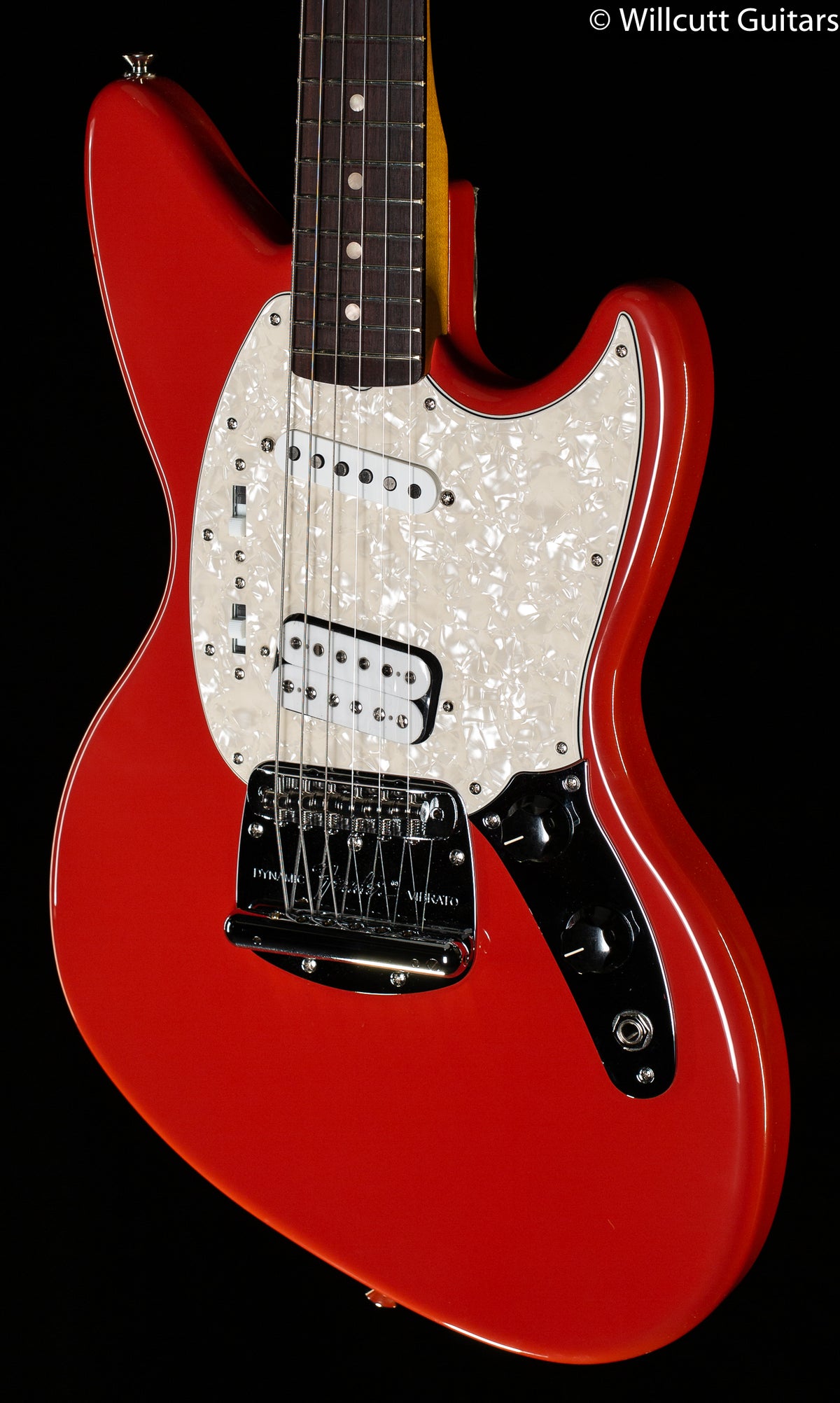 Fender Kurt Cobain Jag-Stang Fiesta Red Rosewood (049)
