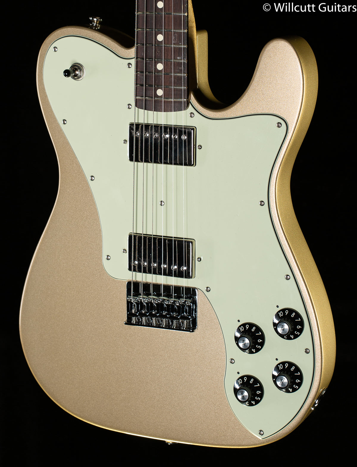 Fender Chris Shiflett Telecaster Deluxe Shoreline Gold (757)