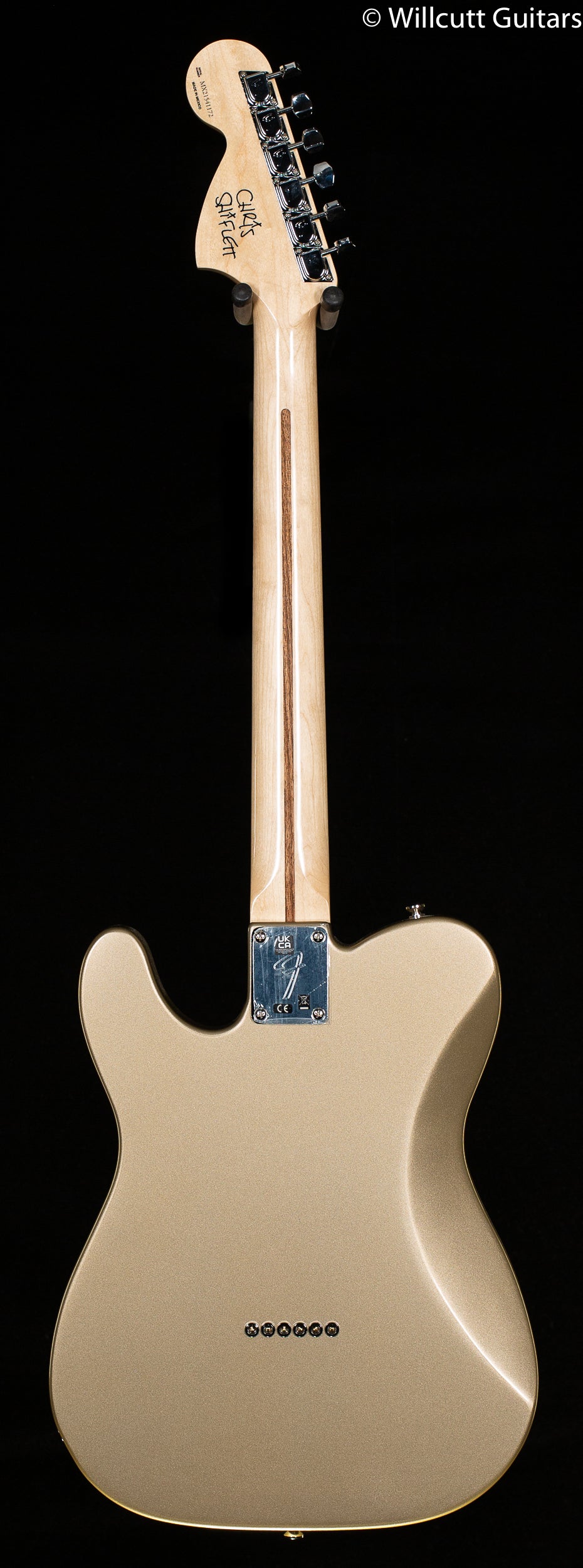 Fender Chris Shiflett Telecaster Deluxe Shoreline Gold - Willcutt 