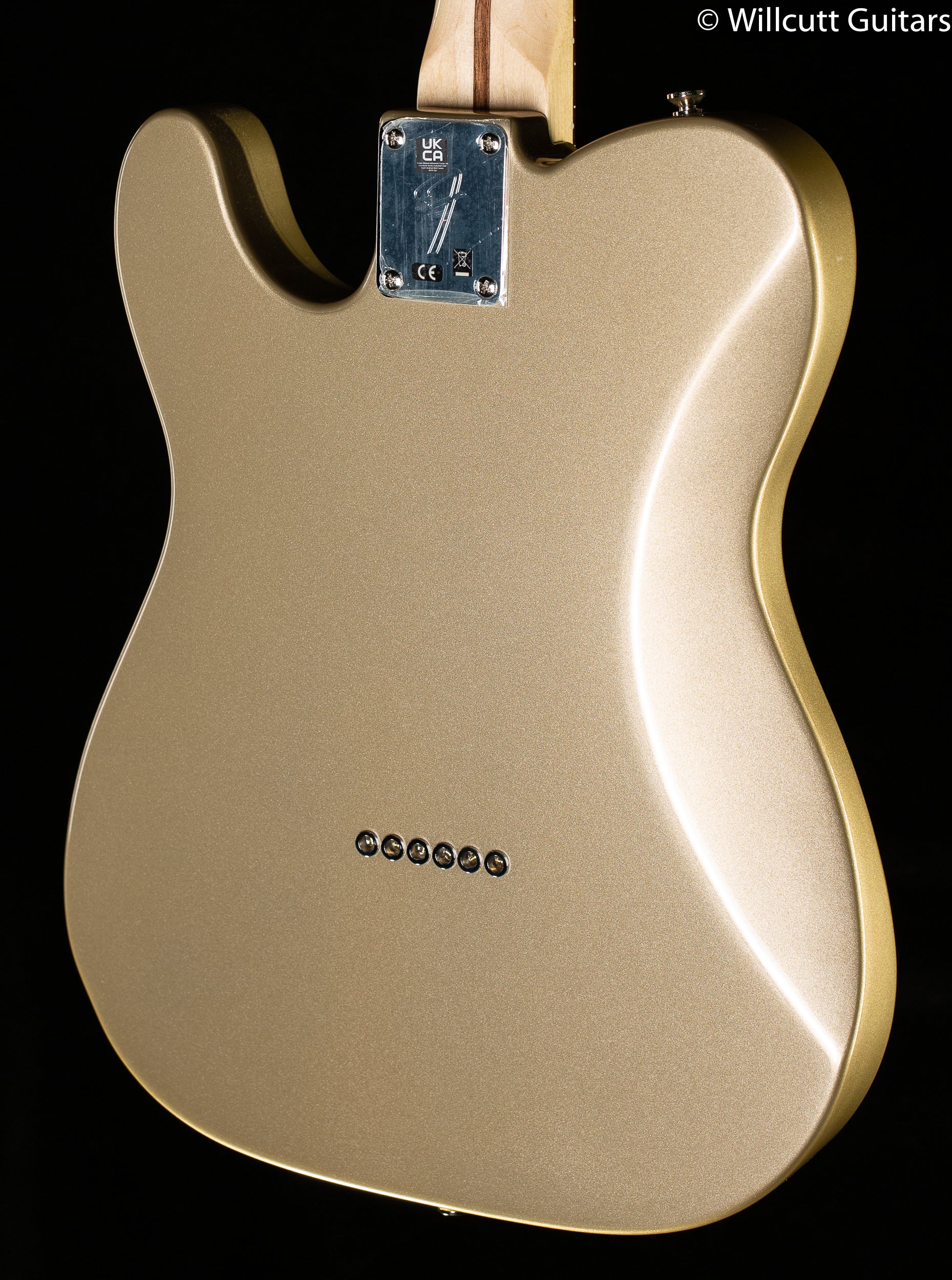 Fender Chris Shiflett Telecaster Deluxe Shoreline Gold - Willcutt 