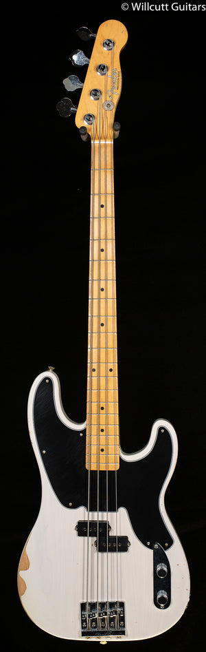 Fender Mike Dirnt Road Worn Precision Bass White Blonde Bass Guitar
