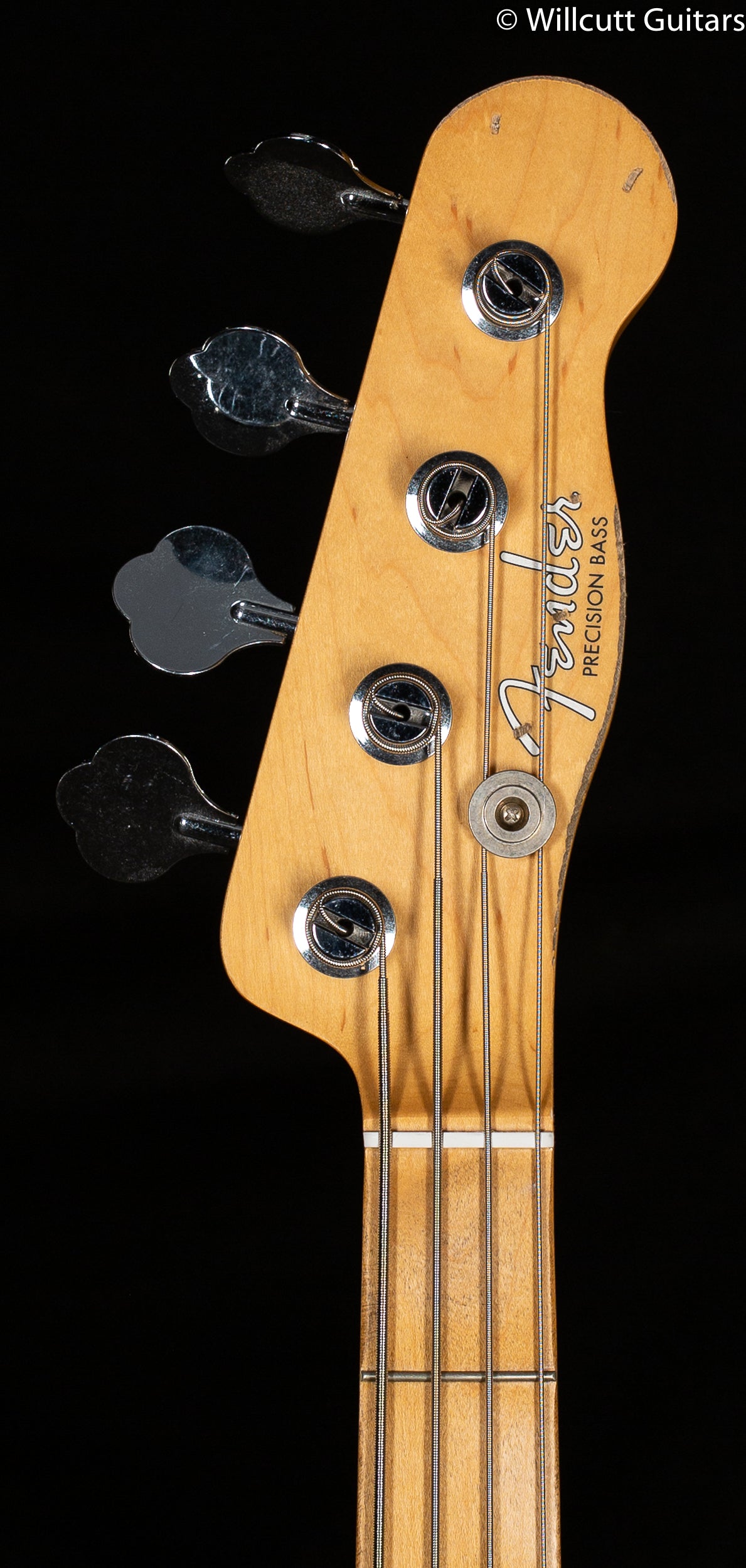 Fender Mike Dirnt Road Worn Precision Bass White Blonde Bass Guitar (862)